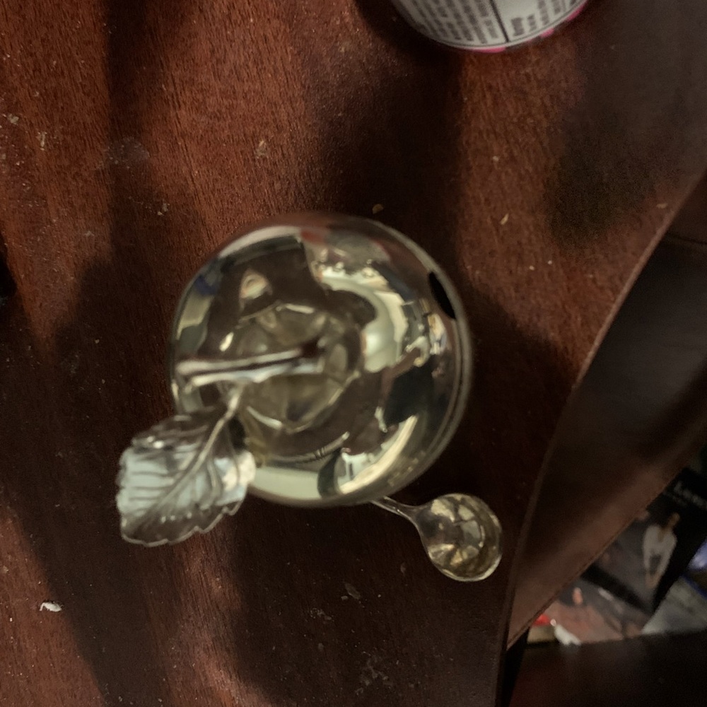 Antique gold trinket box